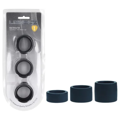 levelz liquid silicone ball strap set of 3 black black ball stretchers set of 3 sizes
