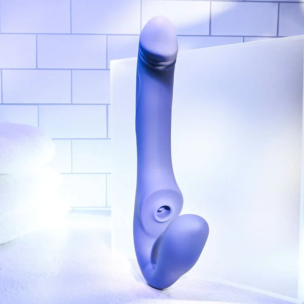 Evolved 2 BECOME 1 - Purple 23.5 cm USB Rechargeable Strapless Strap-On with Remote — image 2 of 9