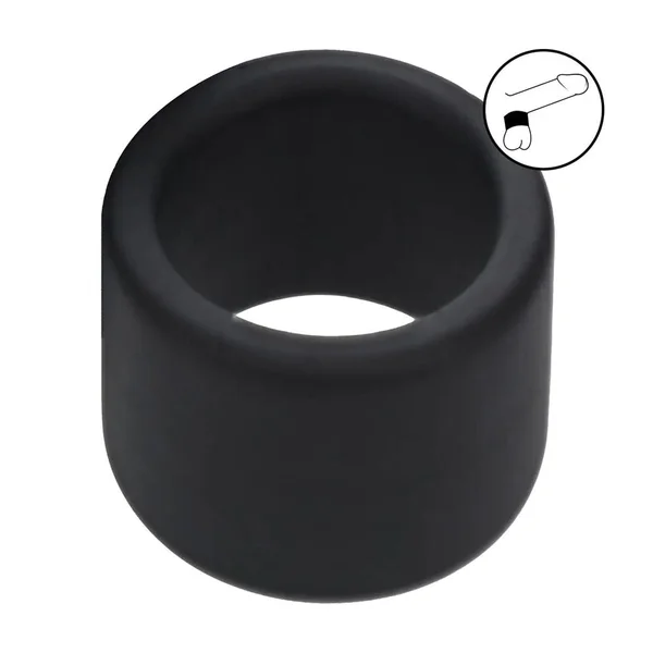 LEVELZ Liquid Silicone Ball Strap - L - Black - Black Ball Strap — image 2 of 7