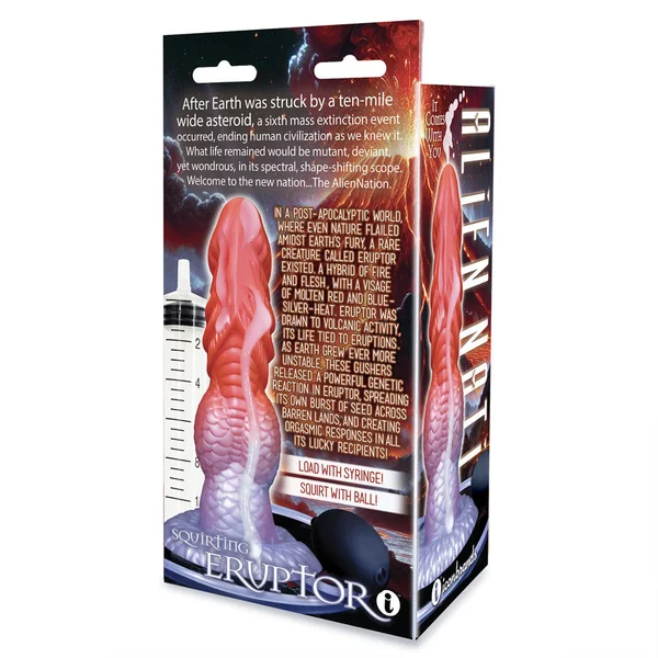 Alien Nation - Eruptor - Coloured 22.9 cm Squirting Fantasy Dildo — image 5 of 5