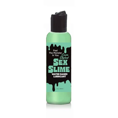 sex slime cum style creature lube green 60 ml green cum style water based lubricant 60 ml bottle