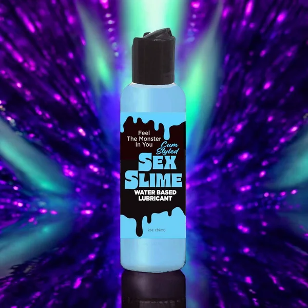 Sex Slime Cum Style Creature Lube - Blue 120 ml - Blue Cum Style Water Based Lubricant - 120 ml Bottle — image 2 of 4