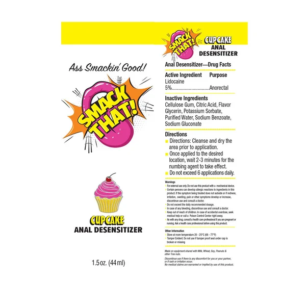 Smack That! Anal Desensitiser - Cupcake - Cupcake Flavoured Anal Desensitiser - 44 ml Tube — image 4 of 4