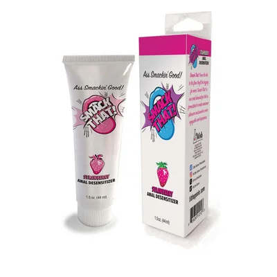 smack that anal desensitiser strawberry strawberry flavoured anal desensitiser 44 ml tube