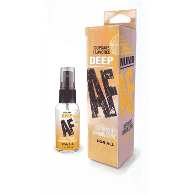 deep af cupcake cupcake flavoured deep throat spray 29 ml