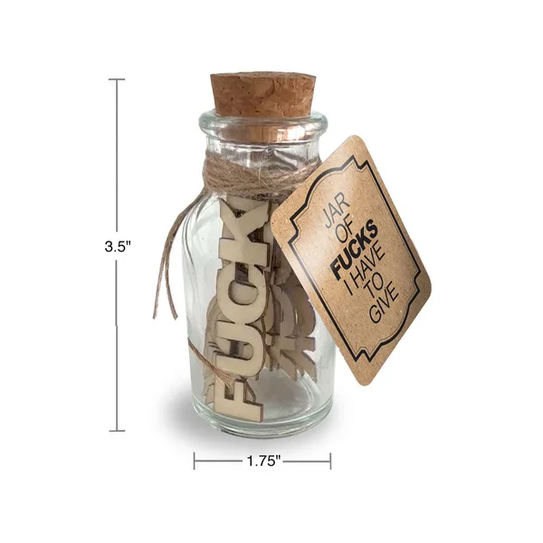 Jar Of Fucks I Have To Give - Novelty Gift - 15 Pack — image 2 of 3