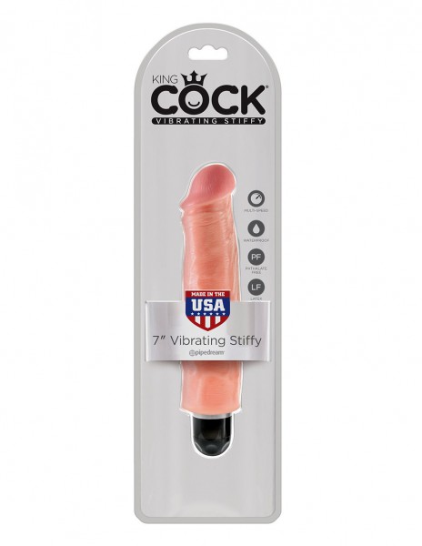 King Cock 7 Inch Vibrating Stiffy