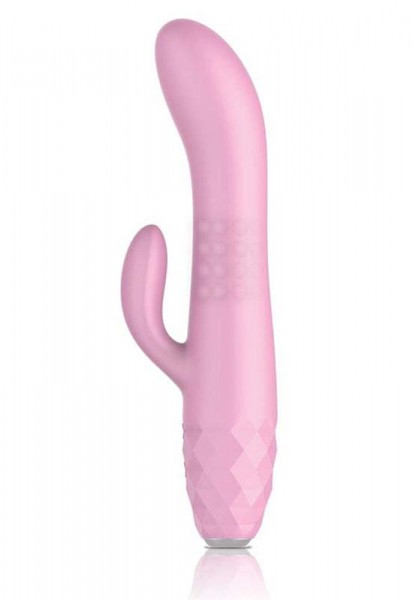 Diamonds - The Duchess Rotating Beaded Rabbit Vibe (Pink)