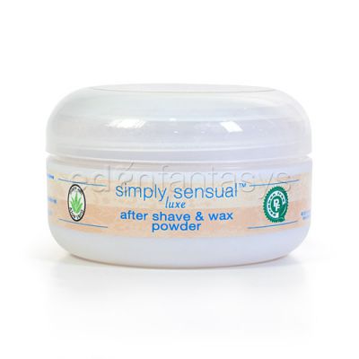 Simply sensual luxe after shave and wax powder
