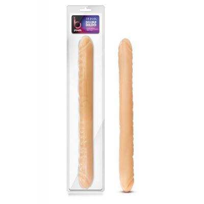 B Yours Double Dildo Beige 18in