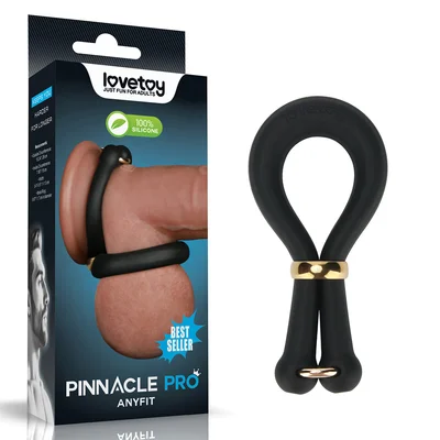 pinnacle pro anyfit stretcher black adjustable cock ring