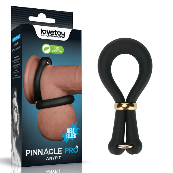 Pinnacle Pro Anyfit Stretcher - Black Adjustable Cock Ring — image 9 of 16