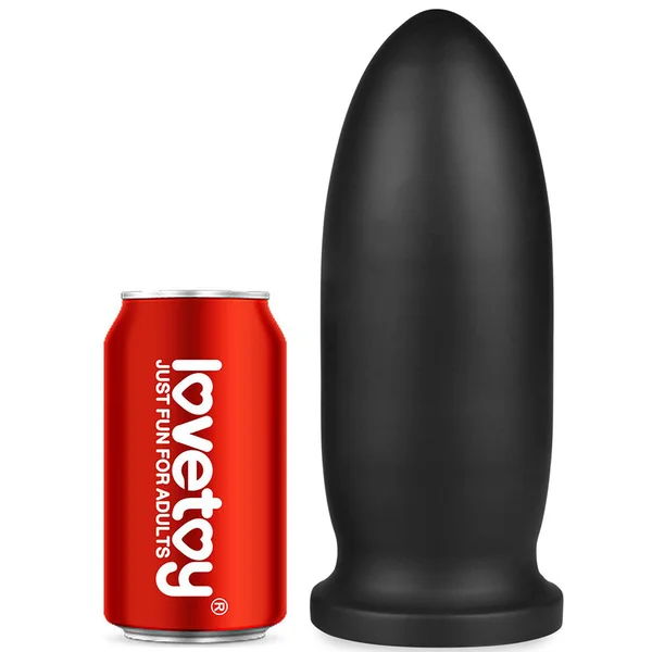King Sized Anal Bomber - Black 23 cm (9'') Mega Anal Plug — image 4 of 10