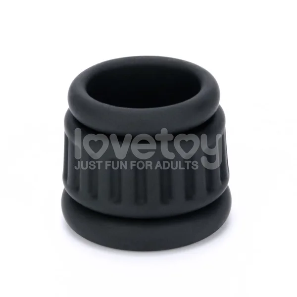 Pinnacle Pro Twin Grip Enhancer - Black Cock & Balls Ring — image 8 of 18