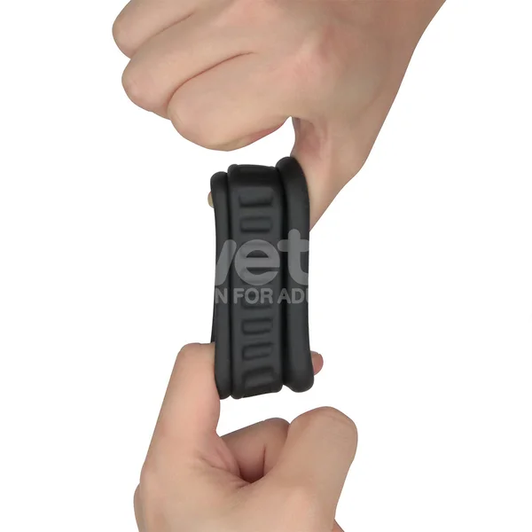 Pinnacle Pro Twin Grip Enhancer - Black Cock & Balls Ring — image 13 of 18