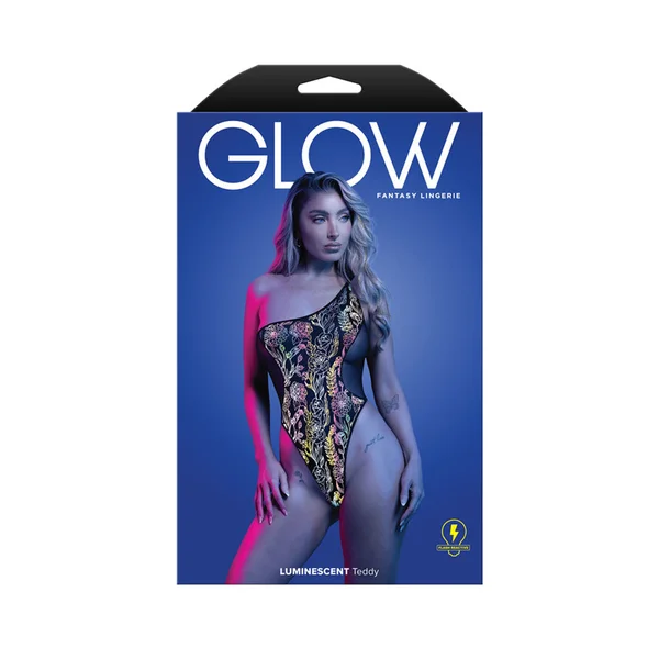GLOW Luminescent Flash Teddy ML - Black Reflective Teddy - M/L Size — image 3 of 3
