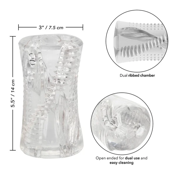 CalExotics Cyclone Dual Ribbed Stroker — image 3 of 3