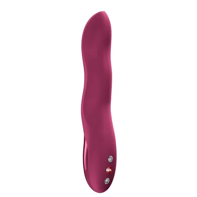 fun factory stronic wave wine red wine red usb c rechargeable thrusting vibrator