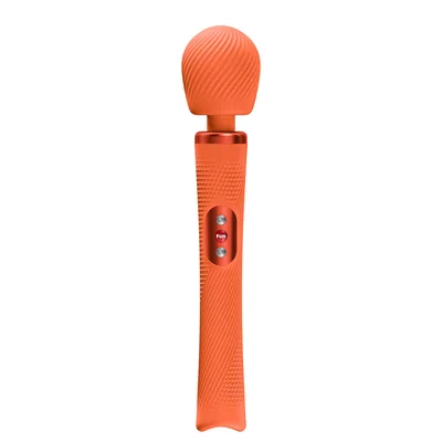 fun factory vim orange orange usb c rechargeable rumbling massage wand