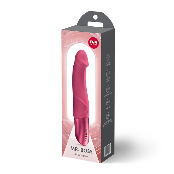 Fun Factory MR. BOSS Raspberry - Raspberry 21 cm Vibrator — image 8 of 8