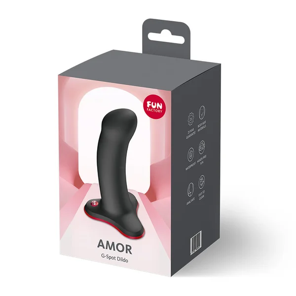 Fun Factory AMOR Black - Black 13.5 cm Dildo — image 7 of 7