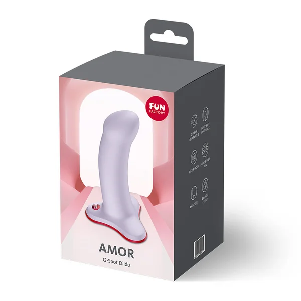 Fun Factory AMOR Purple - Purple 13.5 cm Dildo — image 7 of 7