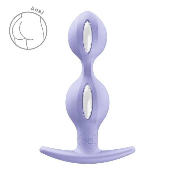 Fun Factory B BALLS DUO Purple - Purple 13 cm Weighted Kegel Balls — image 4 of 8
