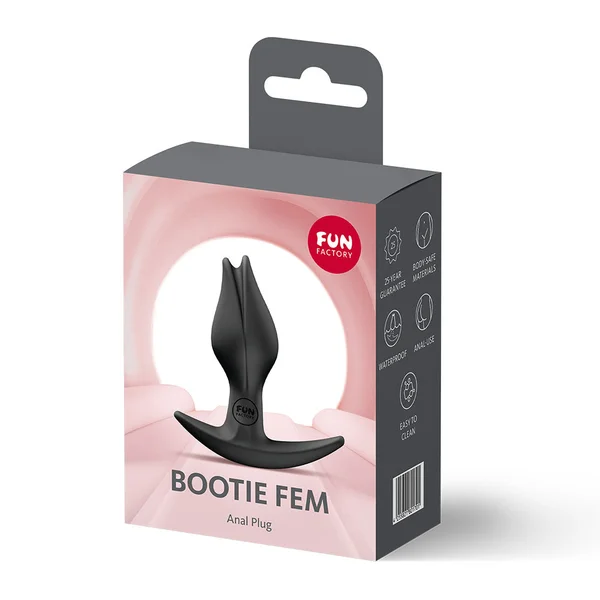 Fun Factory BOOTIE FEM Black - Black 8.5 cm Butt Plug — image 9 of 9