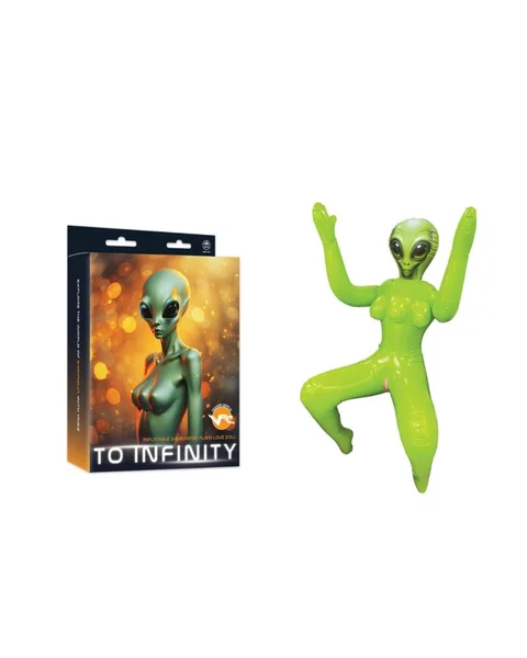 To Infinity - Green Inflatable Squatting Alien Love Doll — image 5 of 5