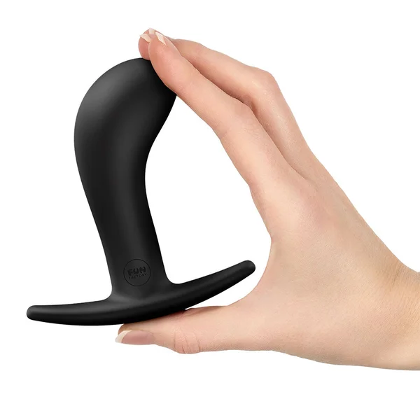 Fun Factory BOOTIE L Black - Black 10.9 cm Large Anal Plug — image 3 of 8