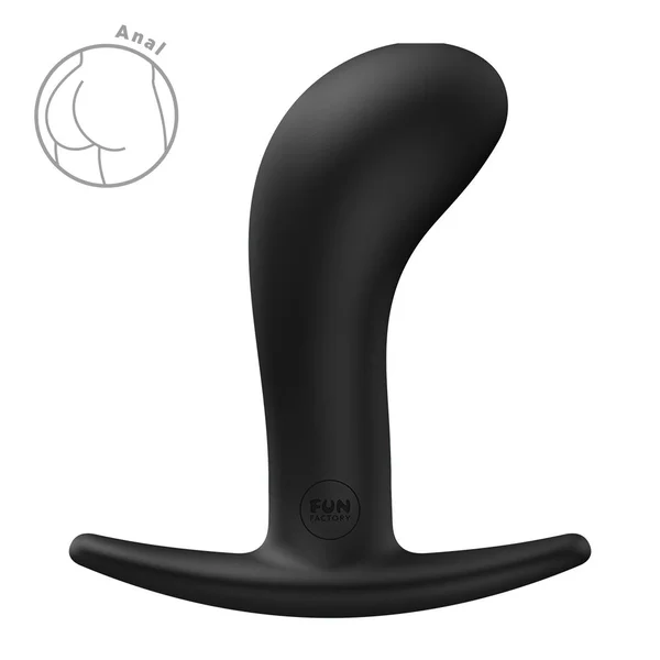 Fun Factory BOOTIE L Black - Black 10.9 cm Large Anal Plug — image 4 of 8