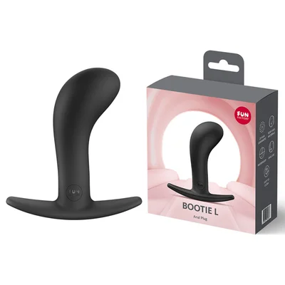 fun factory bootie l black black 109 cm large anal plug