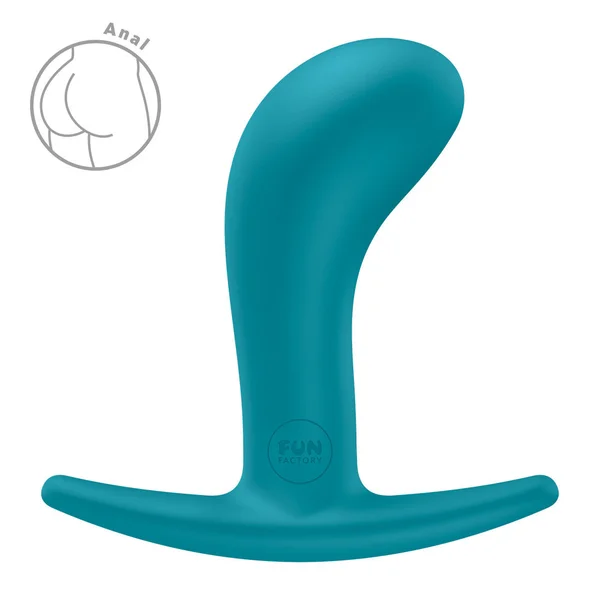 Fun Factory BOOTIE M Aquamarine - Aquamarine 9.4 cm Medium Butt Plug — image 4 of 8