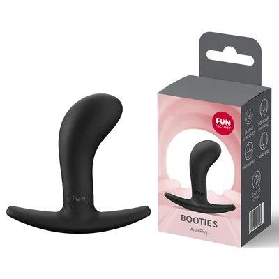 fun factory bootie s black black 79 cm small butt plug