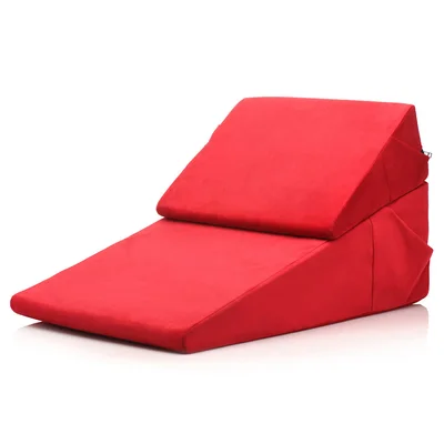 bedroom bliss love cushion set red