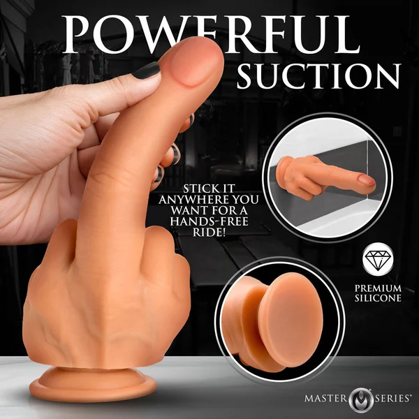 Master Series The Finger - Flesh 21.3 cm Giant Finger Dildo — image 4 of 7