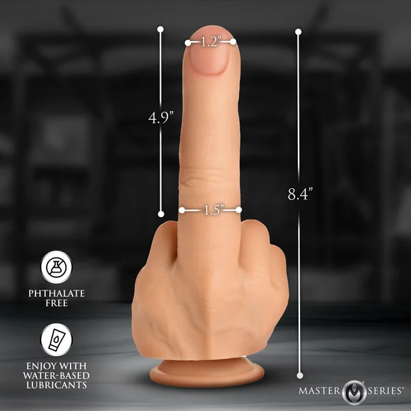 Master Series The Finger - Flesh 21.3 cm Giant Finger Dildo — image 6 of 7