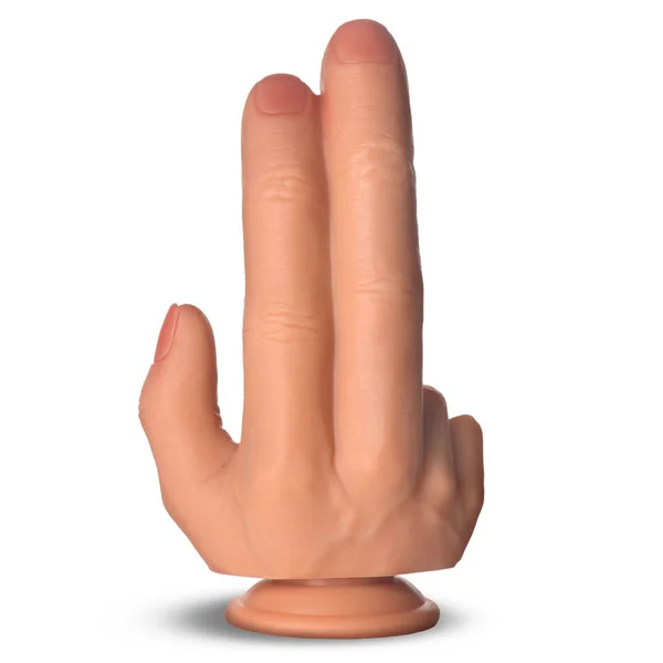 Master Series The Shocker - Flesh 20.8 cm Finger Dildo — image 7 of 8