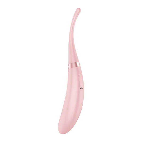 Satisfyer Tip Tease - Rose - Rose USB Rechargeable Vibrator with Twirling Tip — image 4 of 8
