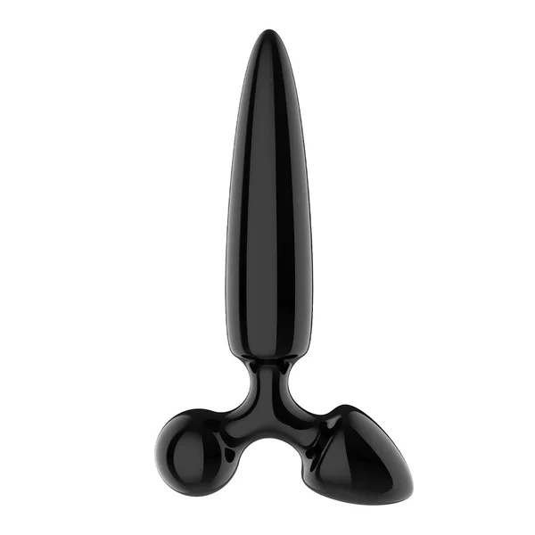 Satisfyer Triple Crystal 1 - Black - Black Glass 3-in-1 Butt Plug — image 3 of 7