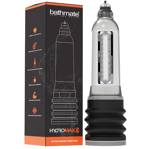 Bathmate Hydromax8 Water Powered Penis Pump - Clear — image 3 of 3