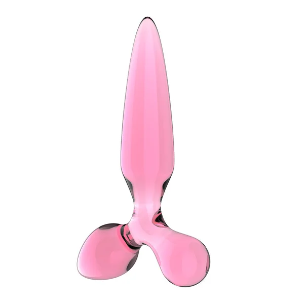 Satisfyer Triple Crystal 2 - Pink - Pink Glass 3-in-1 Butt Plug — image 4 of 7