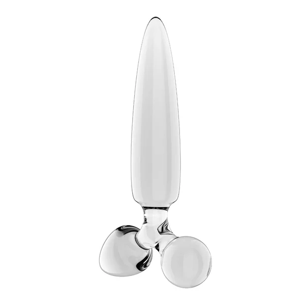 Satisfyer Triple Crystal 1 - Clear - Clear Glass 3-in-1 Butt Plug — image 4 of 7