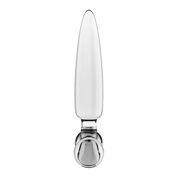 Satisfyer Triple Crystal 1 - Clear - Clear Glass 3-in-1 Butt Plug — image 6 of 7