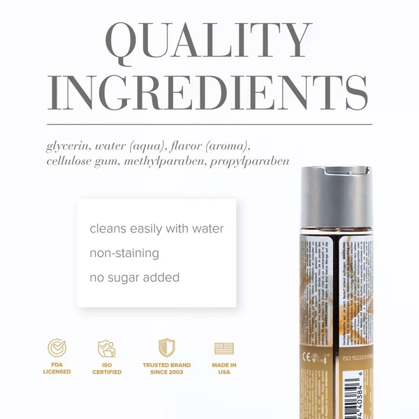JO H2O Vanilla Cream Lube - 120 mL - Vanilla Flavoured Water Based Lubricant - 120 ml Bottle — image 4 of 5