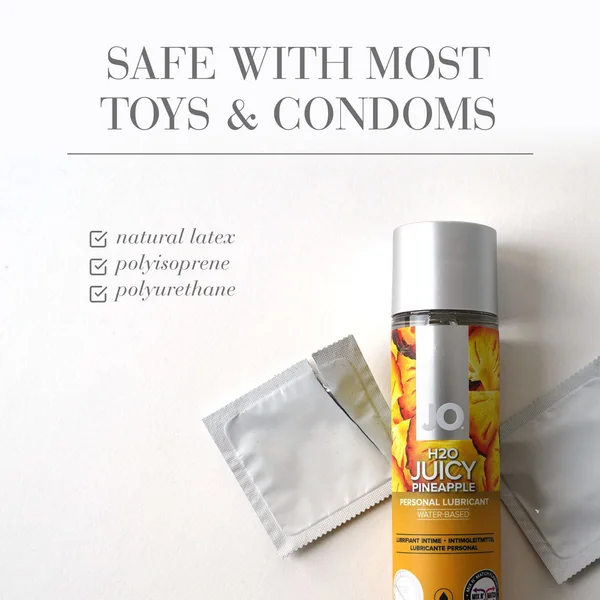 JO H2O Juicy Pineapple Lube - 120 mL - Pineapple Flavoured Water Based Lubricant - 30 ml Bottle — image 5 of 5