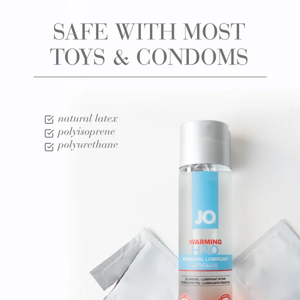 JO H2O Warming Lube - 60 mL - Water Based Warming Lubricant - 60 ml Bottle — image 5 of 5