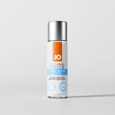 jo h2o anal thick lube 240 ml thick water based anal lubricant 240 ml bottle