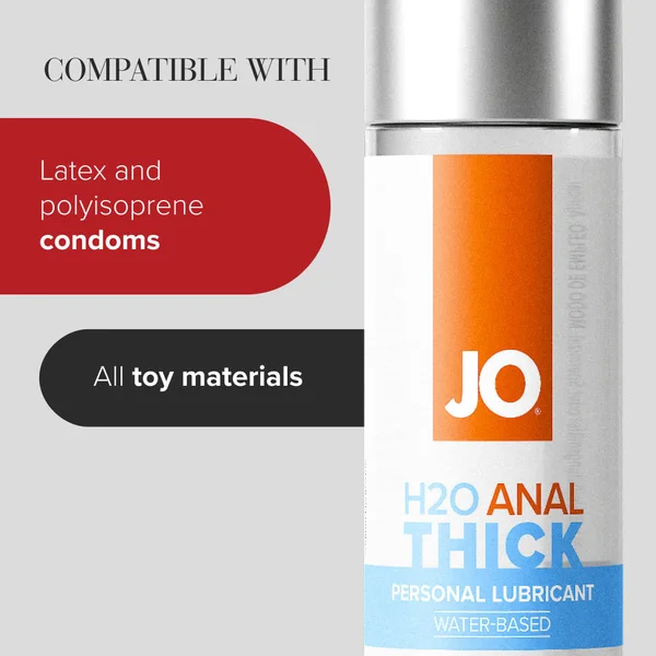 JO H2O Anal Thick Lube - 240 mL - Thick Water Based Anal Lubricant - 240 ml Bottle — image 2 of 6