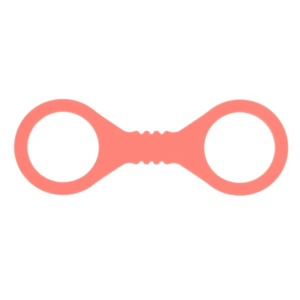Sex & Mischief Peaches n CreaMe Small Silicone Cuffs - Peach Silicone Restraints